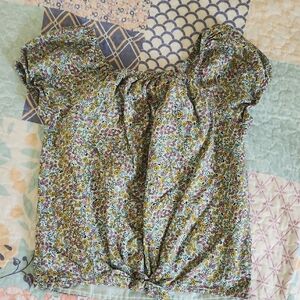 Jumping Beans Floral Puff Sleeve Top